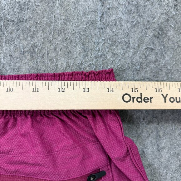 Legends Relay Shorts Men M Purple Nylon Stretch Performance Reflective Vented - Picture 10 of 15